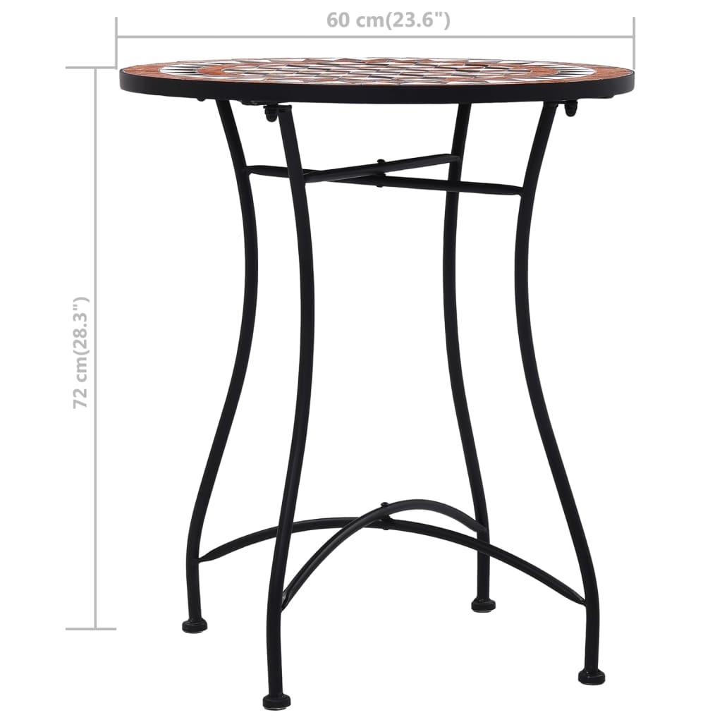 Bistrotafel Mozaïek Keramiek