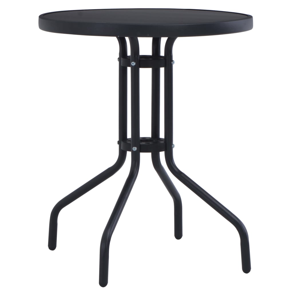 Tuintafel 60 Cm Staal En Glas