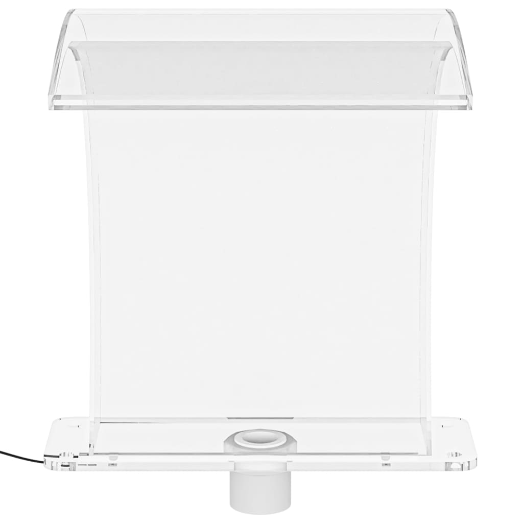 Zwembadfontein Met Rgb Led's 50 Cm Acryl
