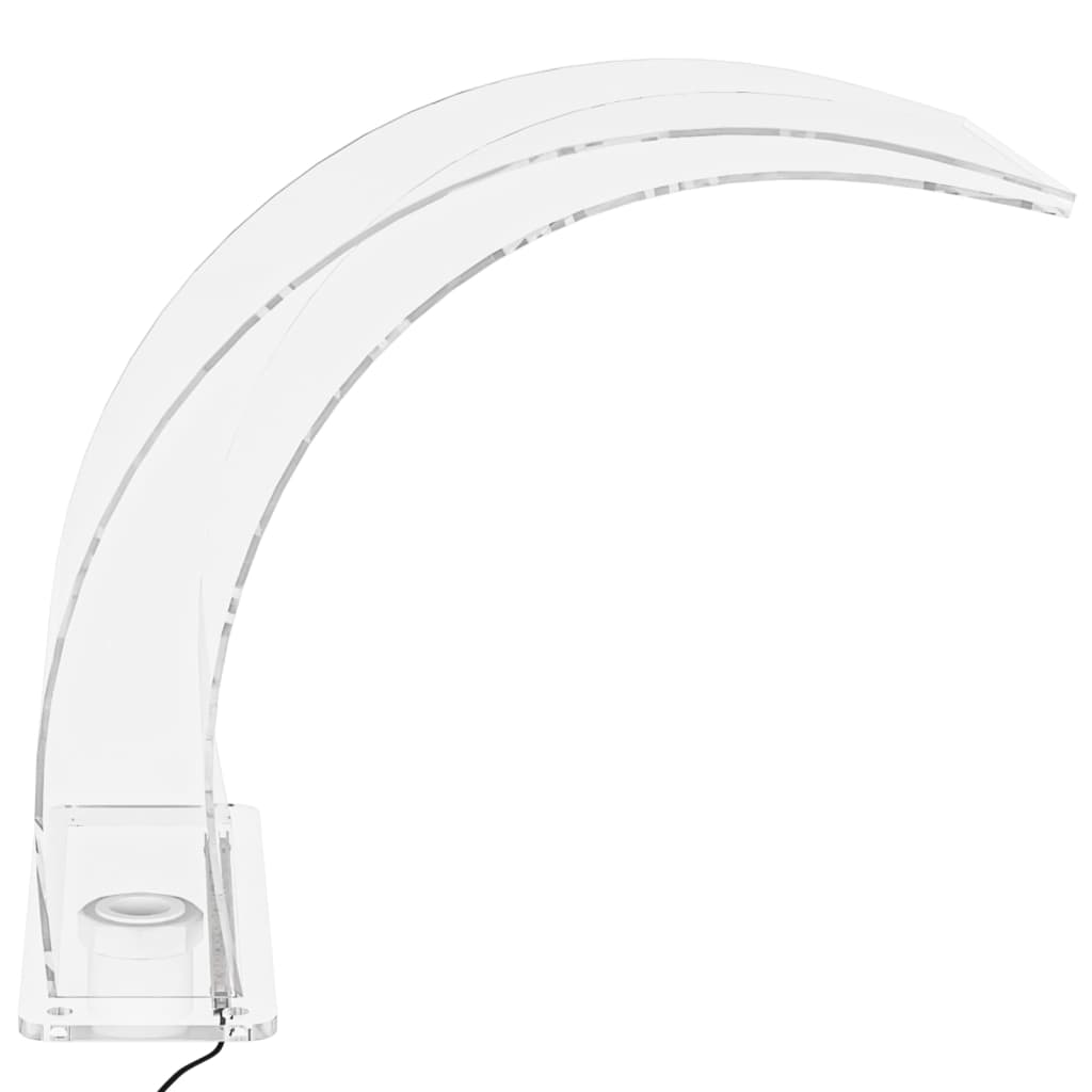 Zwembadfontein Met Rgb Led's 50 Cm Acryl