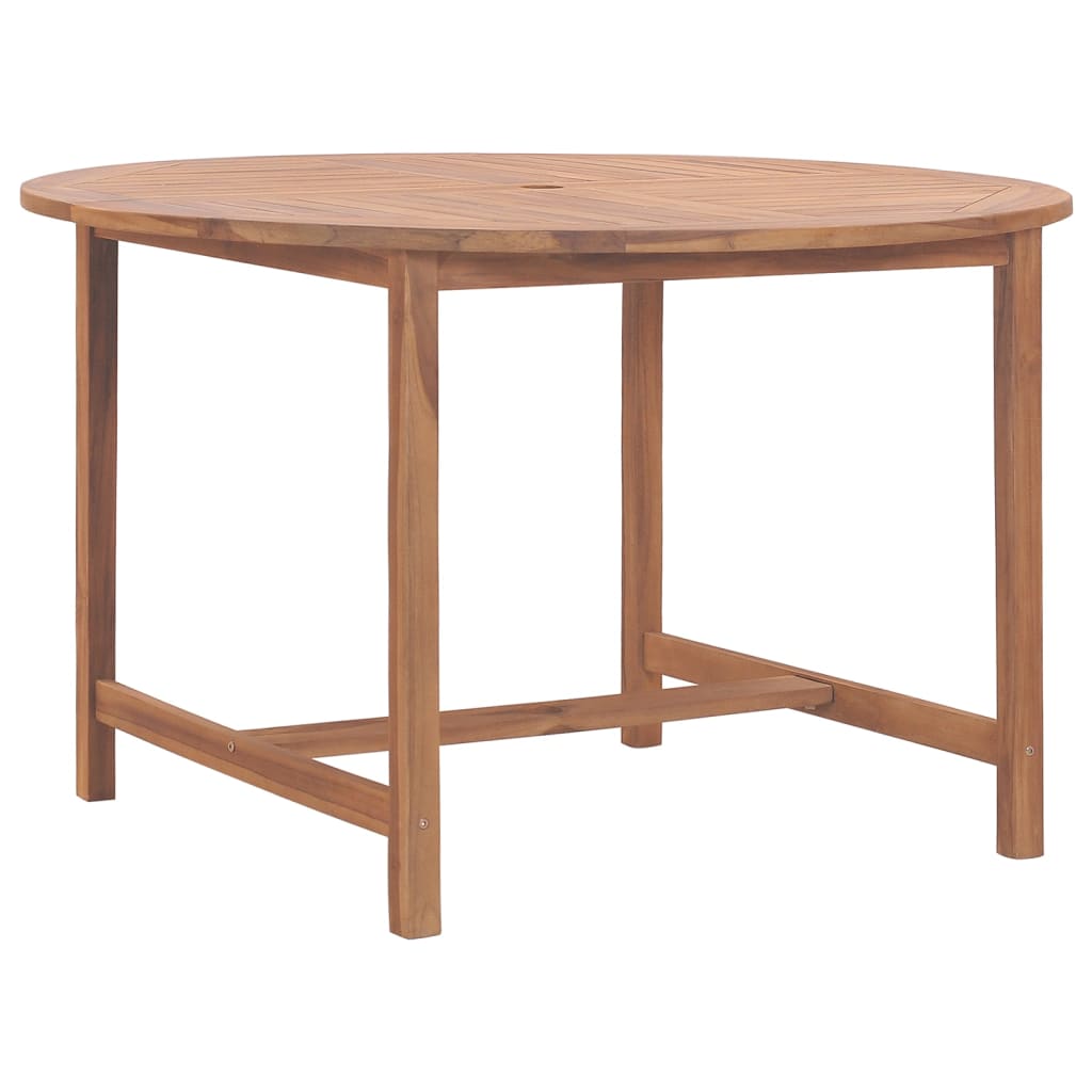 Tuintafel Ø110X75 Cm Massief Teakhout