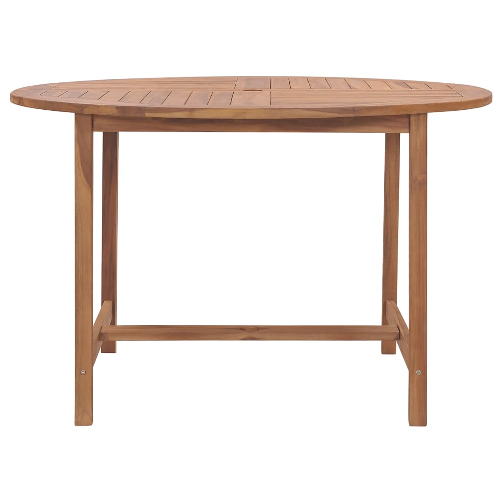 Tuintafel Ø110X75 Cm Massief Teakhout