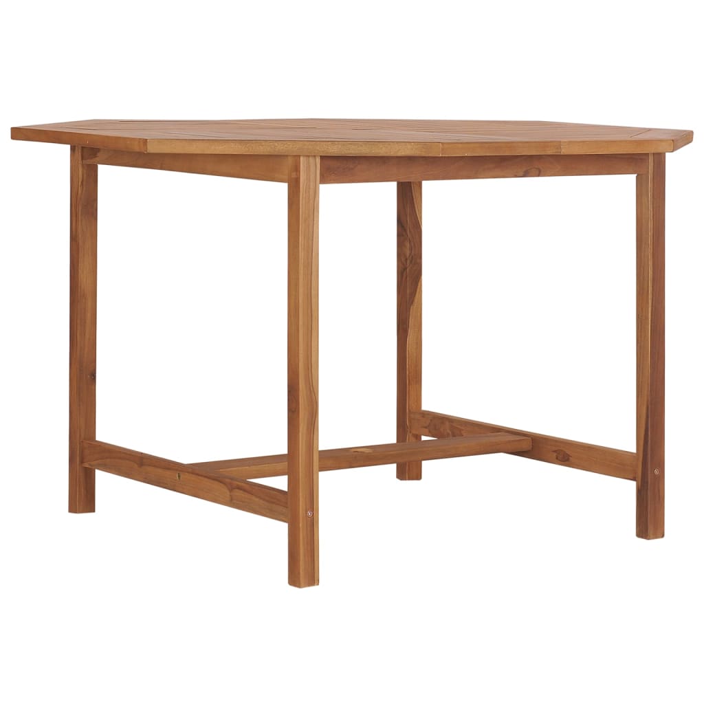 Tuintafel Ø110X75 Cm Massief Teakhout
