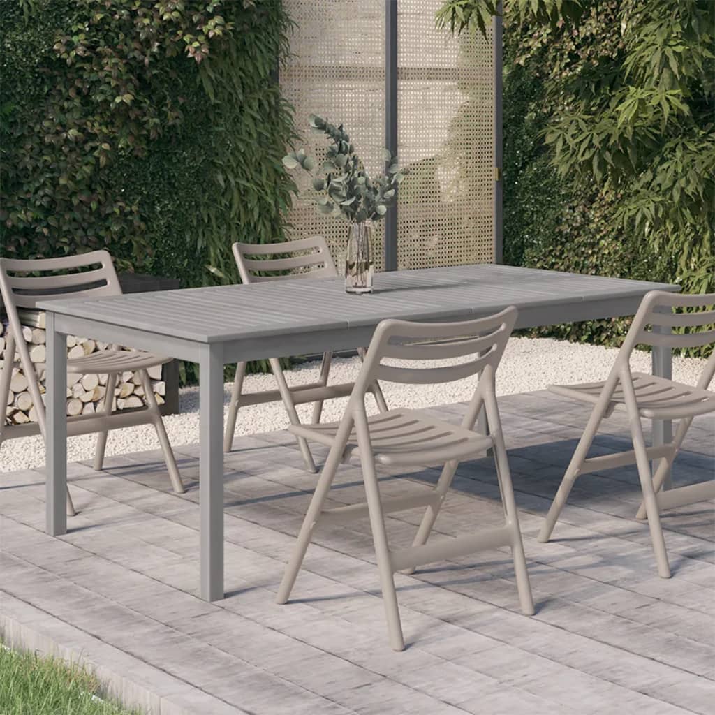 Tuintafel Massief Acaciahout Greywash