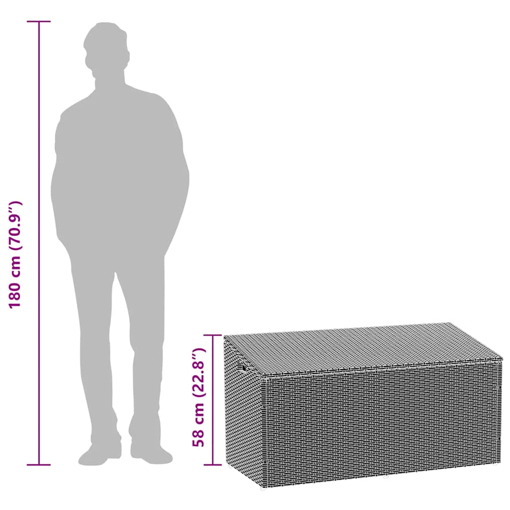 Tuinbox Poly Rattan