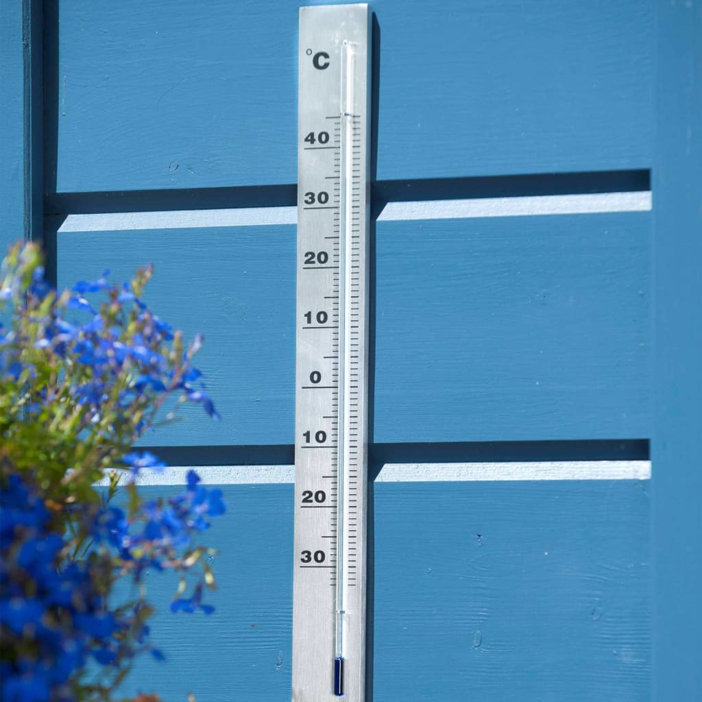Nature Wandthermometer 3,8X0,6X37 Cm Aluminium