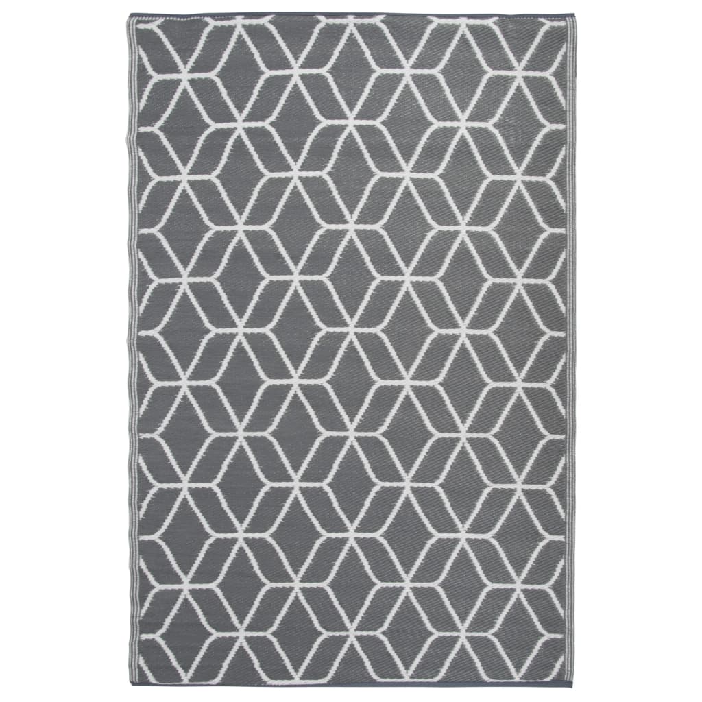 Esschert Design Buitenkleed 180X121 Cm En Wit Oc25