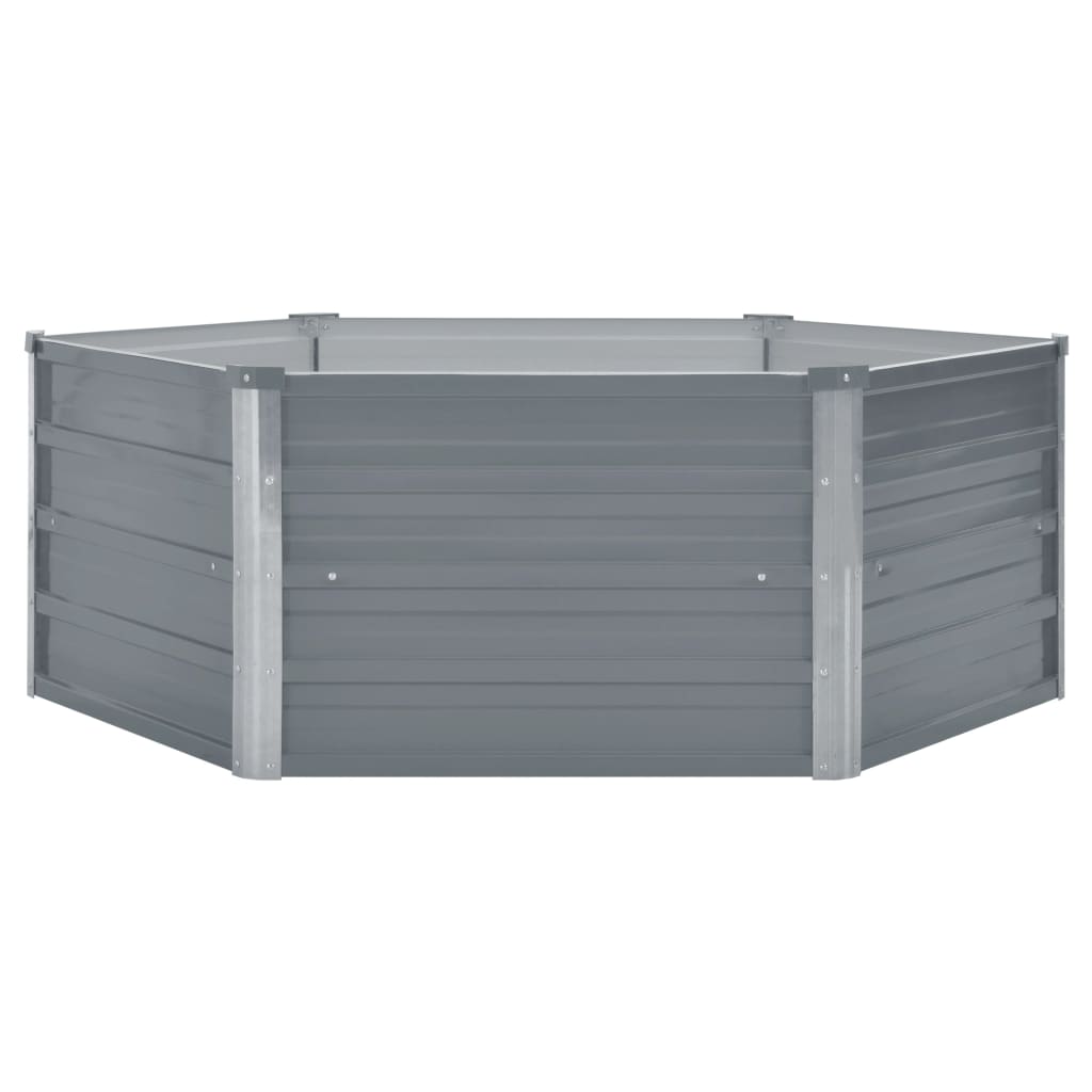 Plantenbak Verhoogd 129X129X46 Cm Gegalvaniseerd Staal