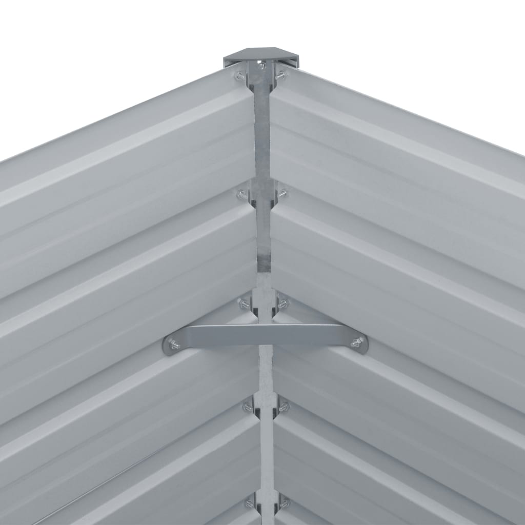 Plantenbak Verhoogd 129X129X46 Cm Gegalvaniseerd Staal