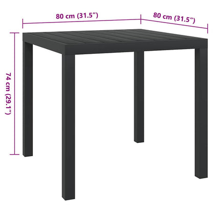 Tuintafel Aluminium En Hkc