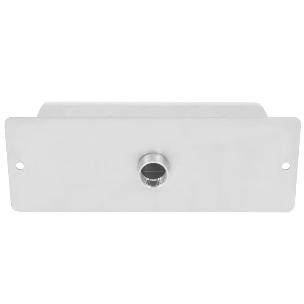 Zwembadfontijn 30X9X26 Cm Roestvrij Staal Zilverkleurig