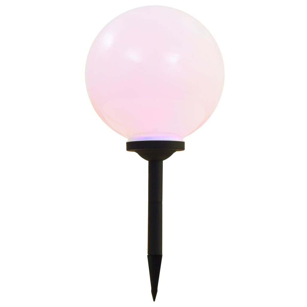 Led-Solarlampen Rond Rgb 2 St