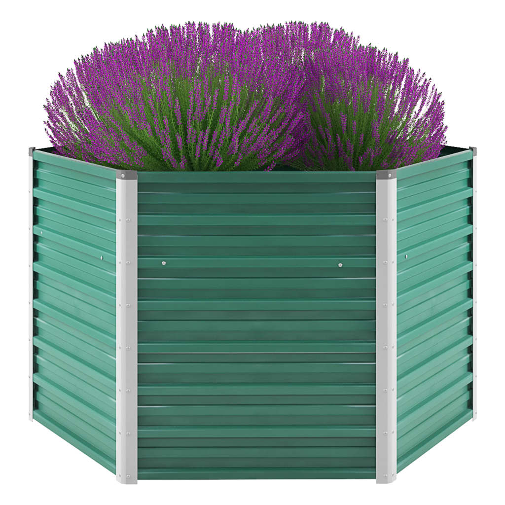 Plantenbak Verhoogd 129X45 Cm Gegalvaniseerd Staal Kleur
