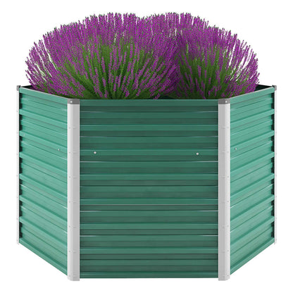 Plantenbak Verhoogd 129X45 Cm Gegalvaniseerd Staal Kleur