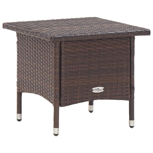 Theetafel 50X50X47 Cm Poly Rattan