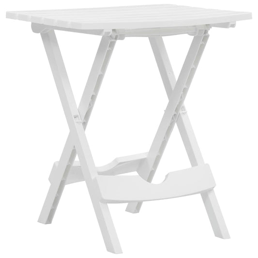 Tuintafel Inklapbaar 44,5X38,5X50 Cm Wit