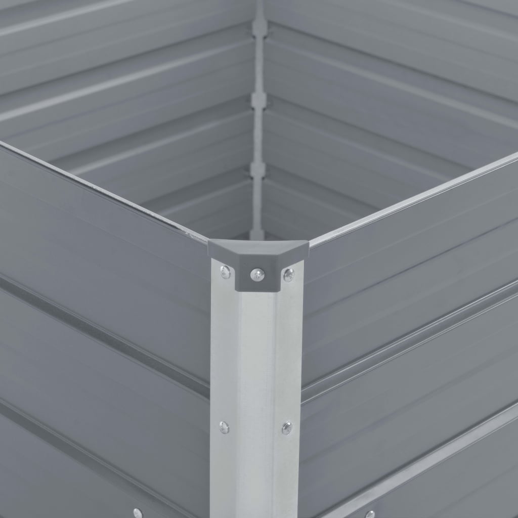 Plantenbak Verhoogd 100X100X45 Cm Gegalvaniseerd Staal