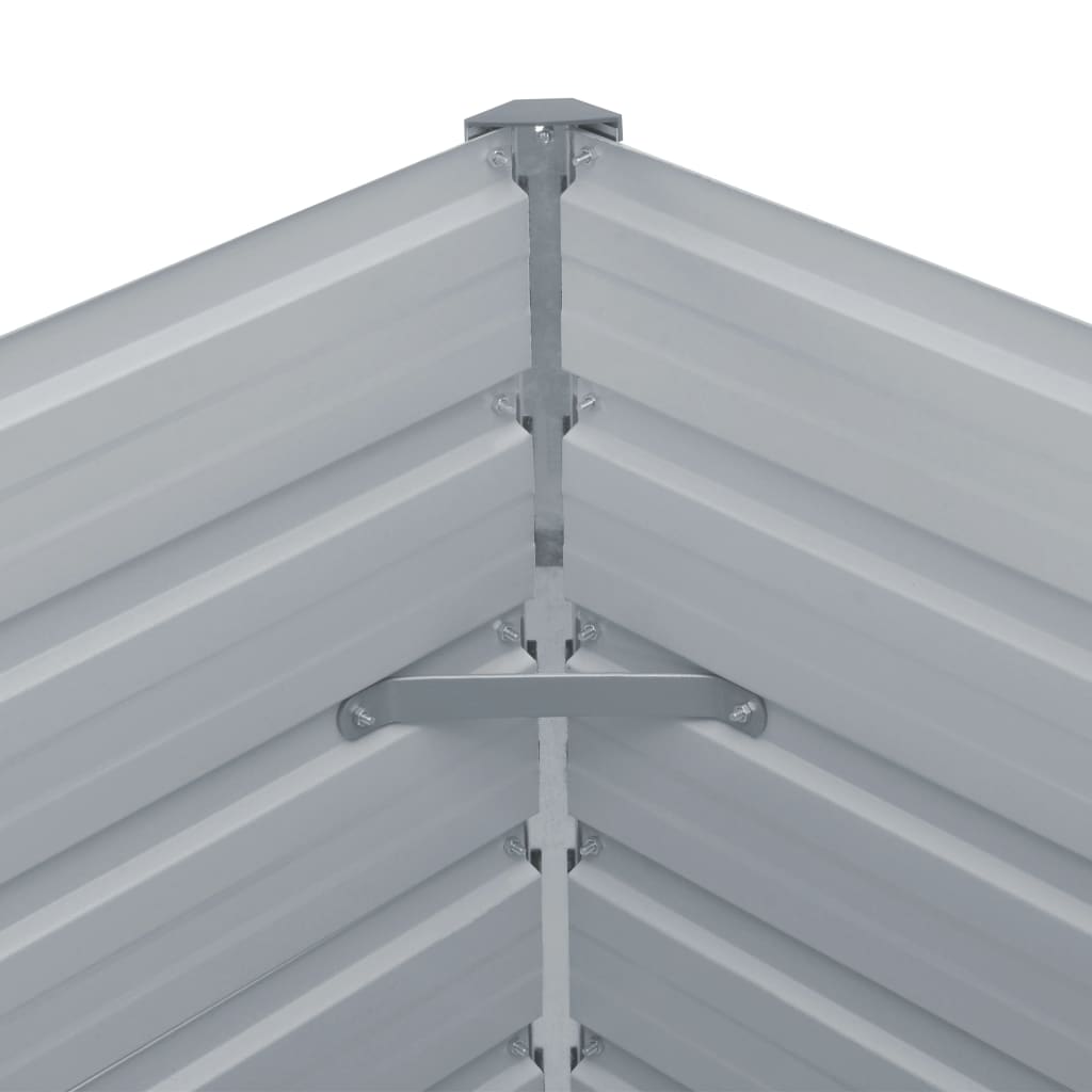 Plantenbak Verhoogd 100X100X45 Cm Gegalvaniseerd Staal