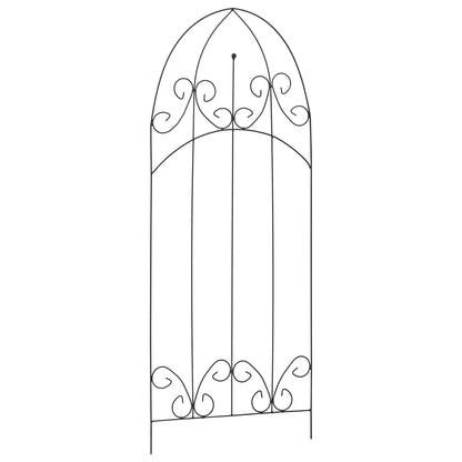 Plantenklimrekken 40X100 Cm Ijzer Zwart