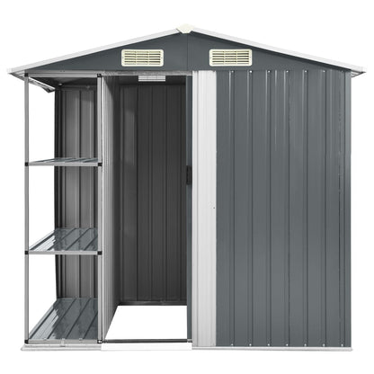 Tuinschuur Met Rek 205X130X183 Cm Ijzer