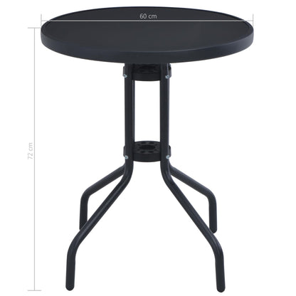 Tuintafel 60 Cm Staal En Glas