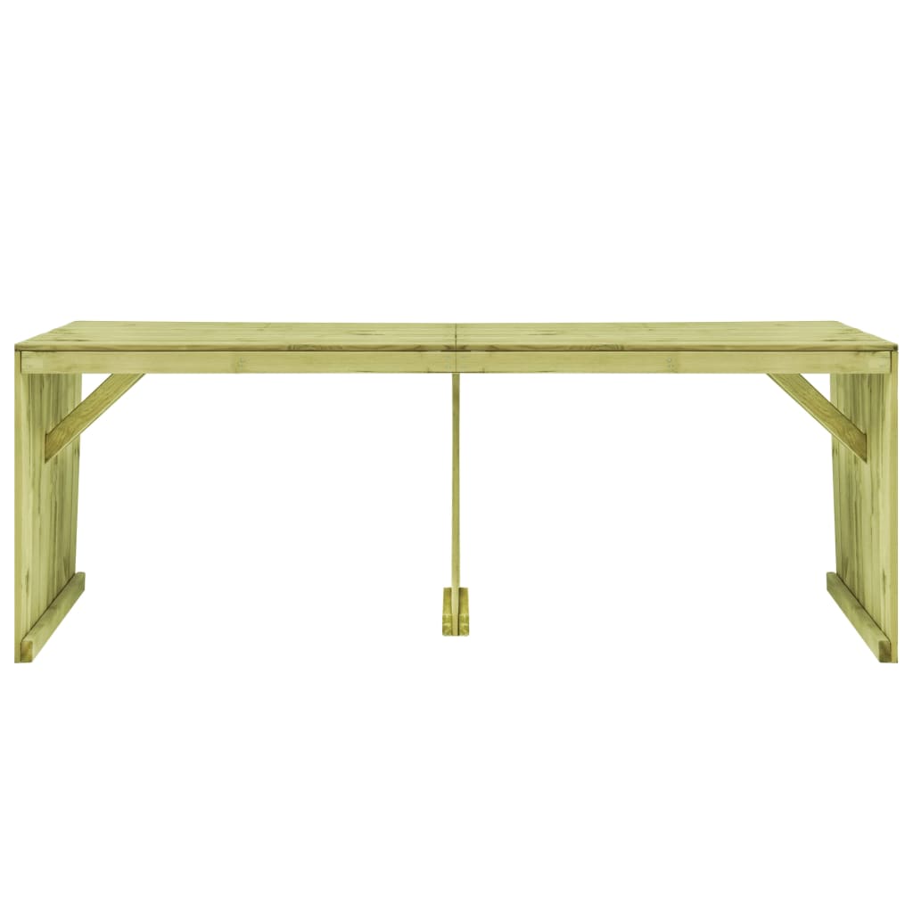 Tuintafel 220X101,5X80 Cm Geïmpregneerd Grenenhout
