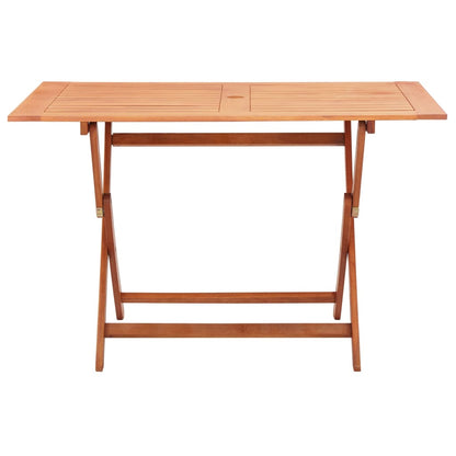 Tuintafel Inklapbaar 120X70X75 Cm Massief Eucalyptushout