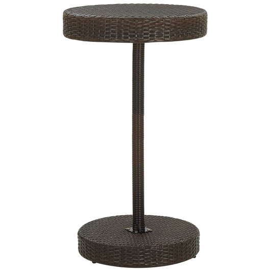 Tuintafel 60,5X106 Cm Poly Rattan