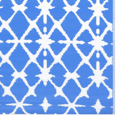 Buitenkleed Arakil Pp Blauw En Wit