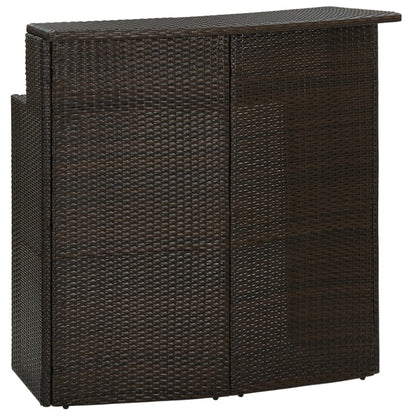 Tuinbartafel 120X55X110 Cm Poly Rattan