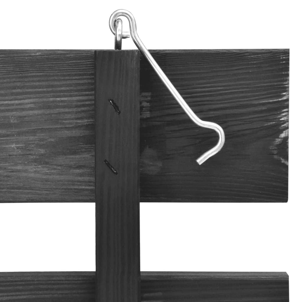 Containerberging Dubbel 140X75X121 Cm Geverfd Grenenhout
