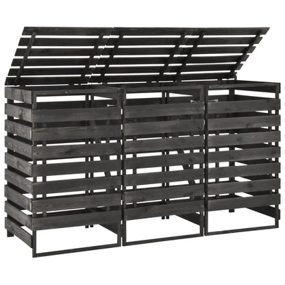 Containerberging Dubbel 140X75X121 Cm Geverfd Grenenhout