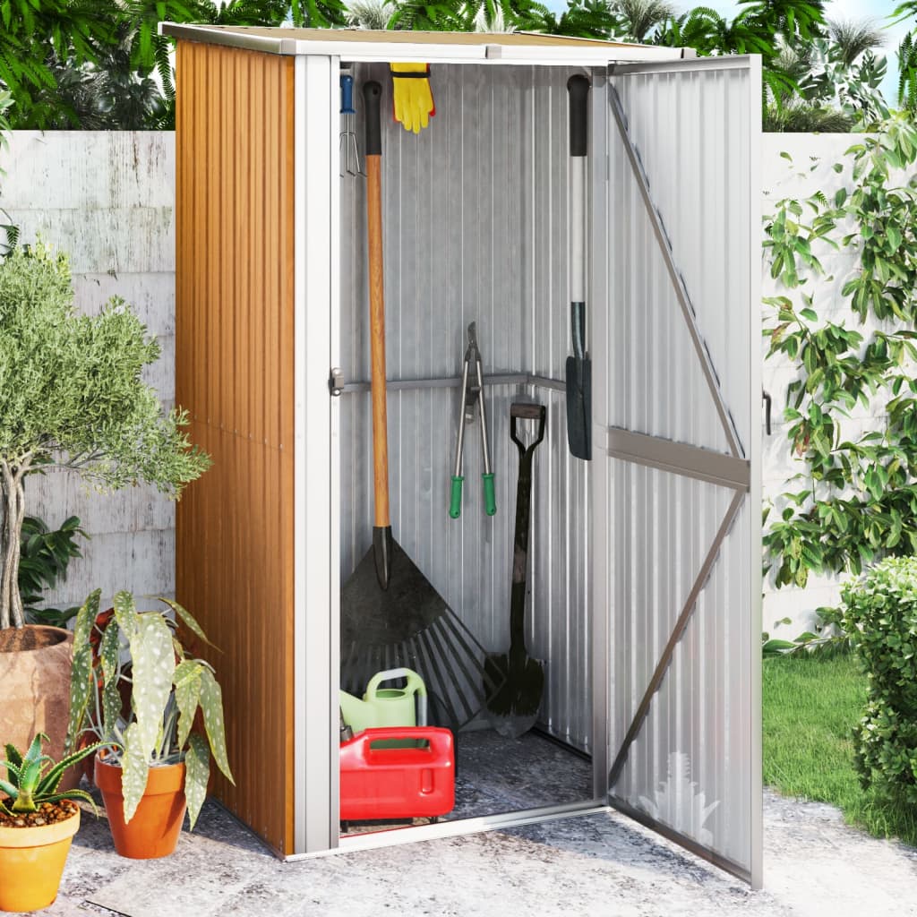 Tuinschuur 118,5X97X209,5 Cm Gegalvaniseerd Staal