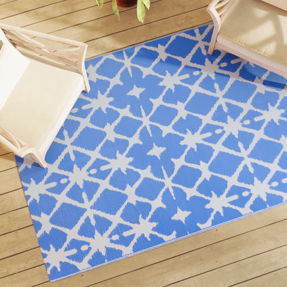 Buitenkleed Arakil Pp Blauw En Wit