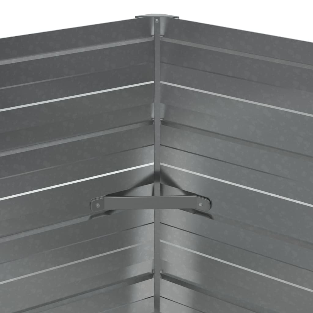 Plantenbak Verhoogd 129X45 Cm Gegalvaniseerd Staal Kleur