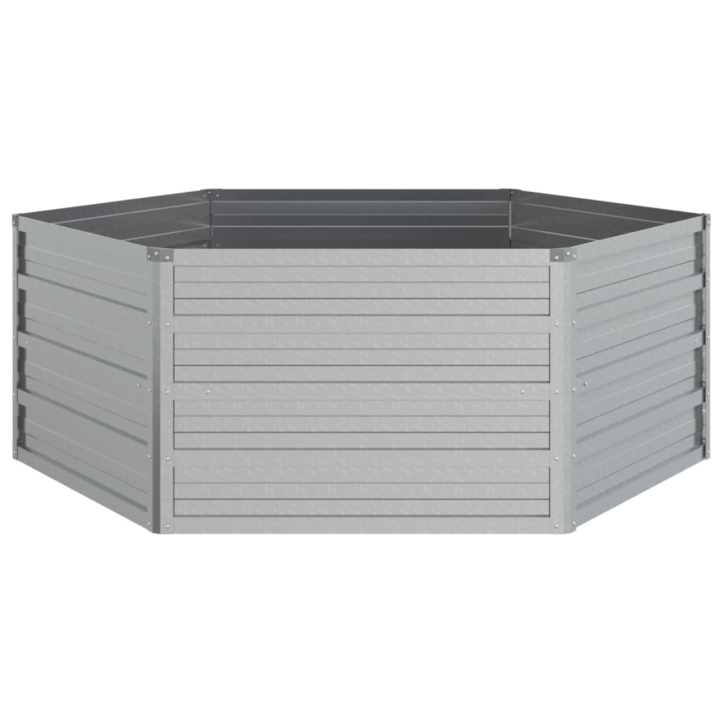 Plantenbak Verhoogd 129X45 Cm Gegalvaniseerd Staal Kleur