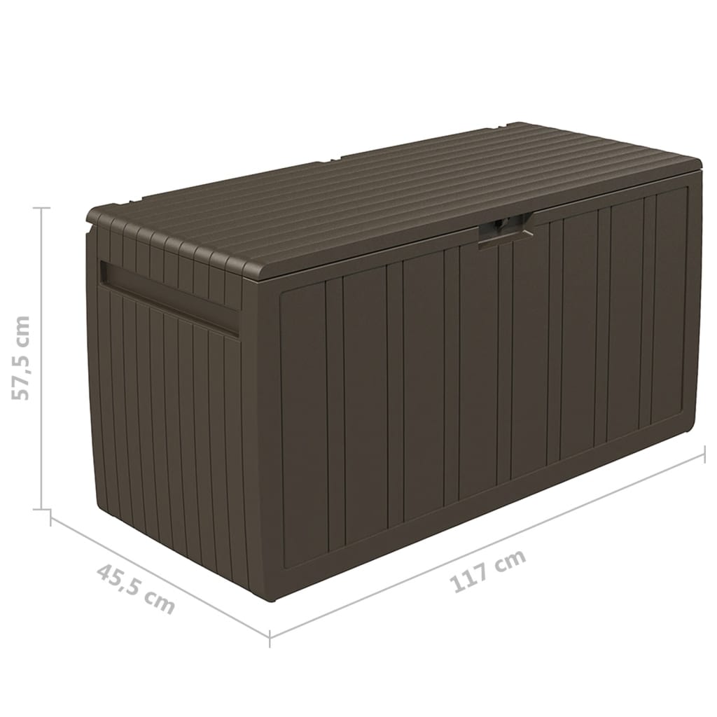 Kussenbox 117X45,5X57,5 Cm 270 L Bruin Beige En Goud
