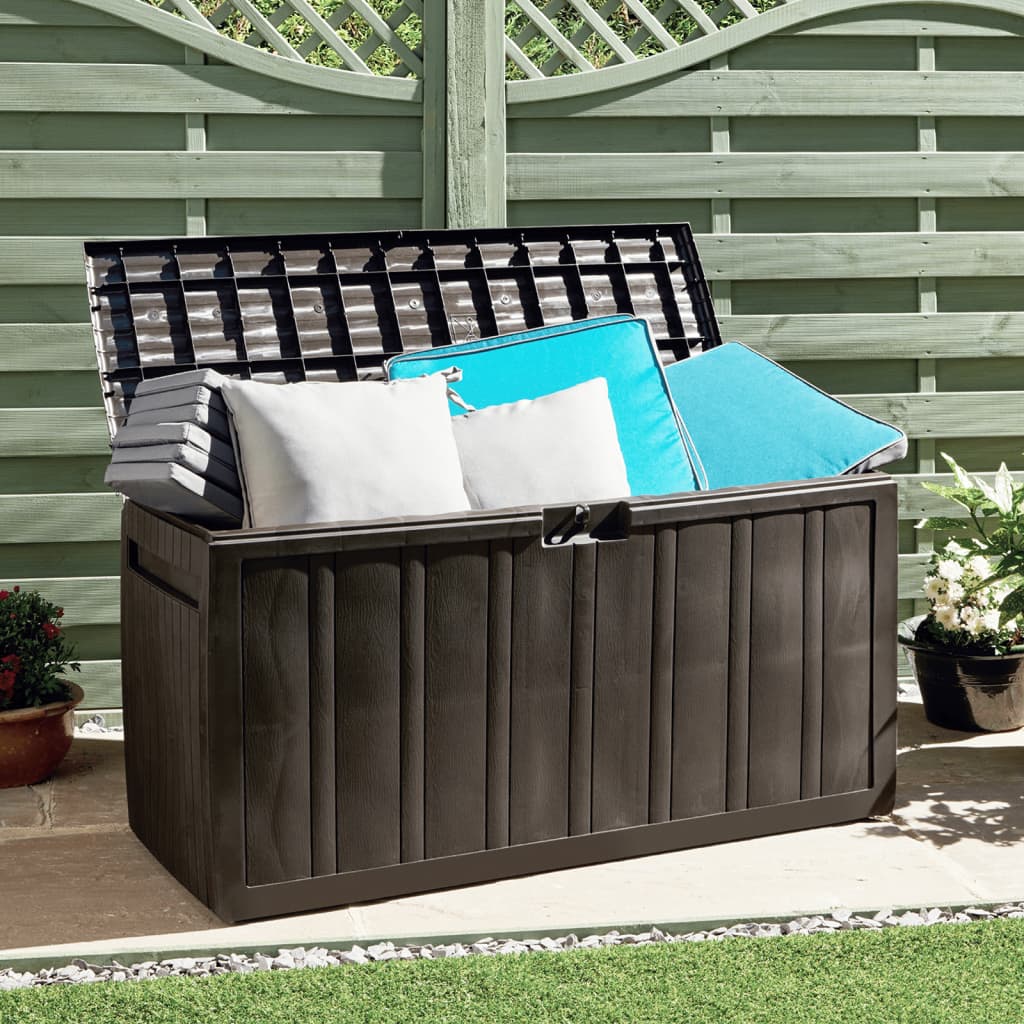 Kussenbox 117X45,5X57,5 Cm 270 L Bruin Beige En Goud