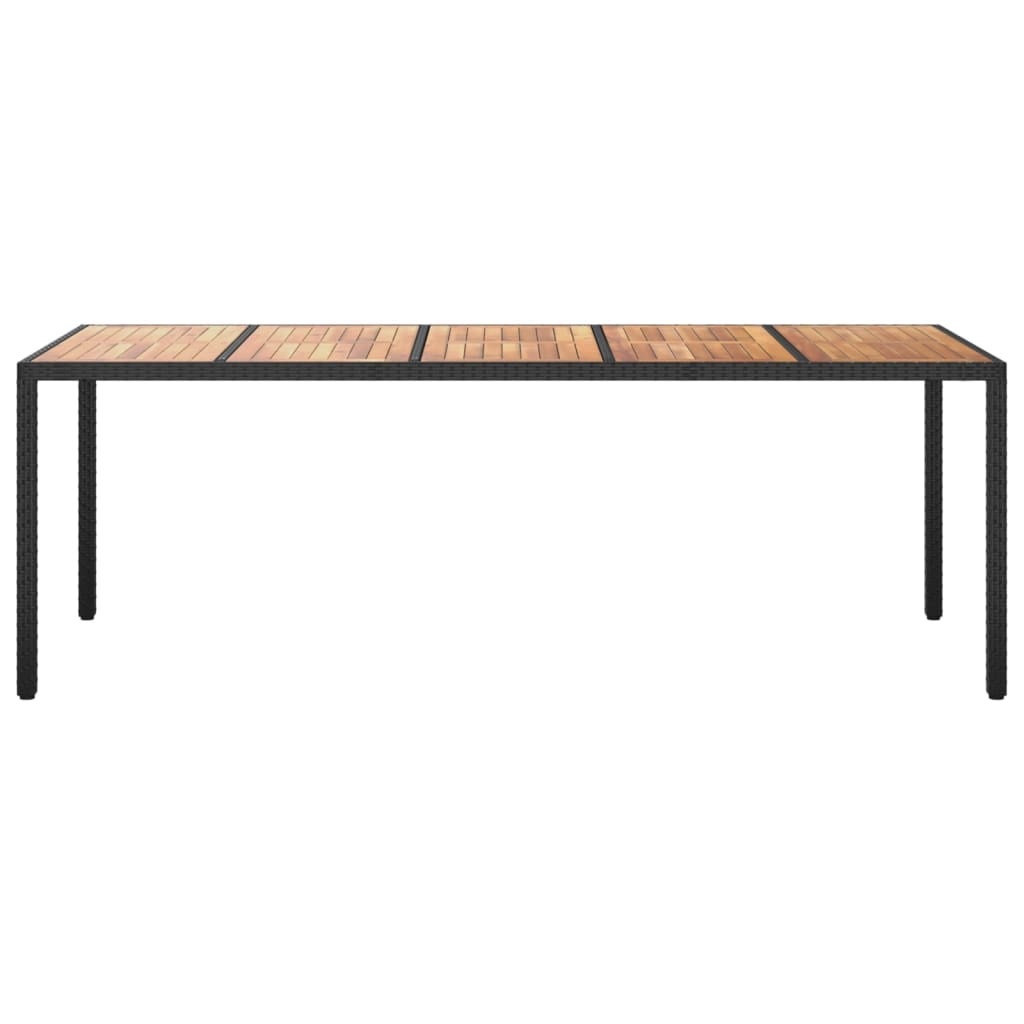 Tuintafel 250X100X75 Cm Poly Rattan
