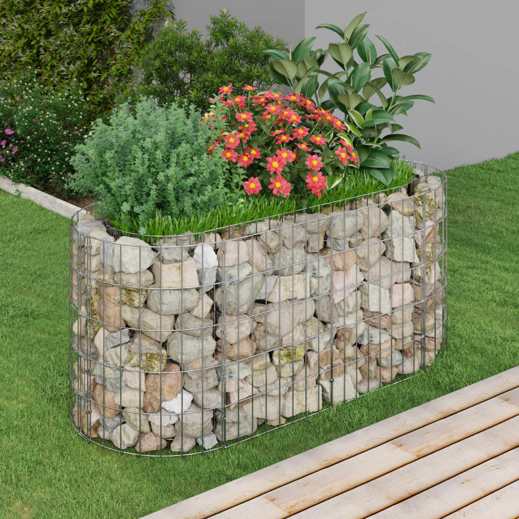 Gabion Plantenbak Verhoogd Gegalvaniseerd Ijzer