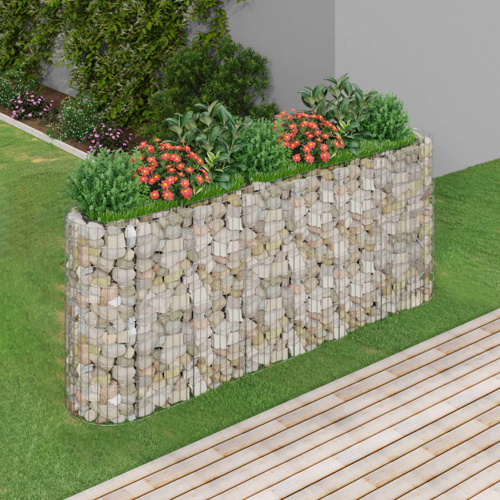 Gabion Plantenbak Verhoogd Gegalvaniseerd Ijzer