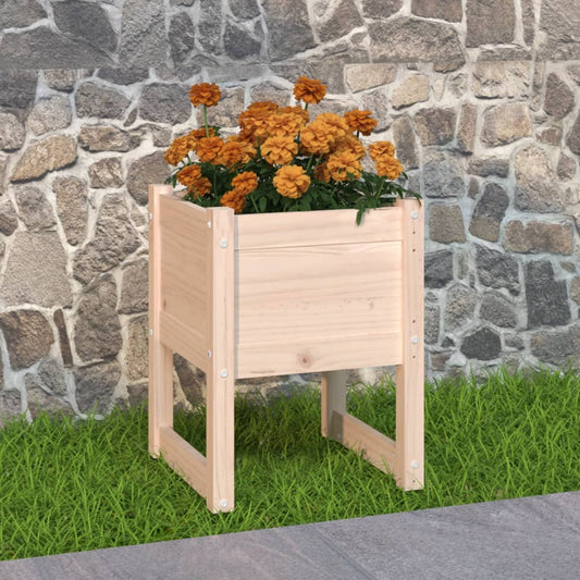 Plantenbak 40X40X52,5 Cm Massief Grenenhout Naturel
