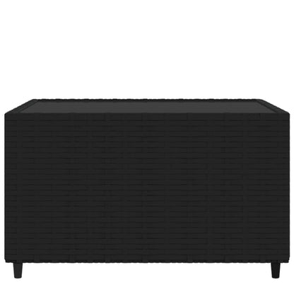 Salontafel Vierkant 50X50X30 Cm Poly Rattan