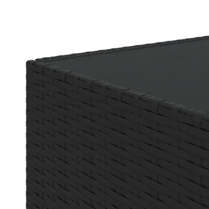 Salontafel Vierkant 50X50X30 Cm Poly Rattan