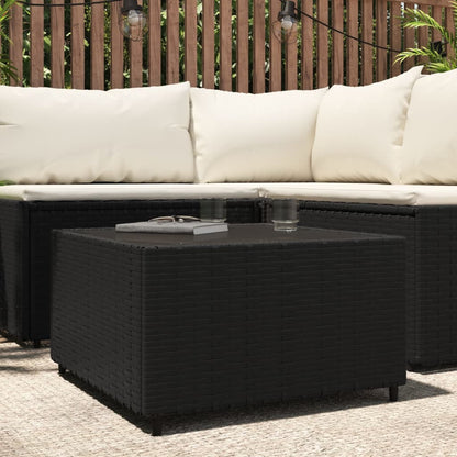 Salontafel Vierkant 50X50X30 Cm Poly Rattan