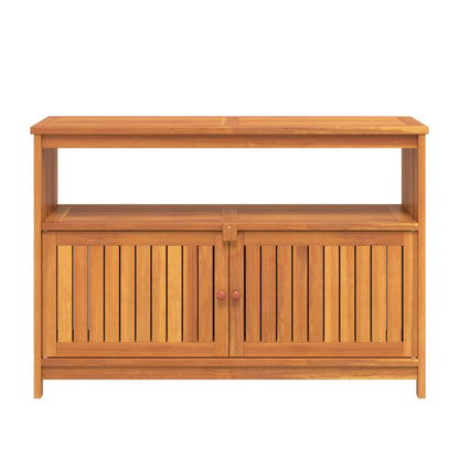 Tuinwandtafel Massief Acaciahout