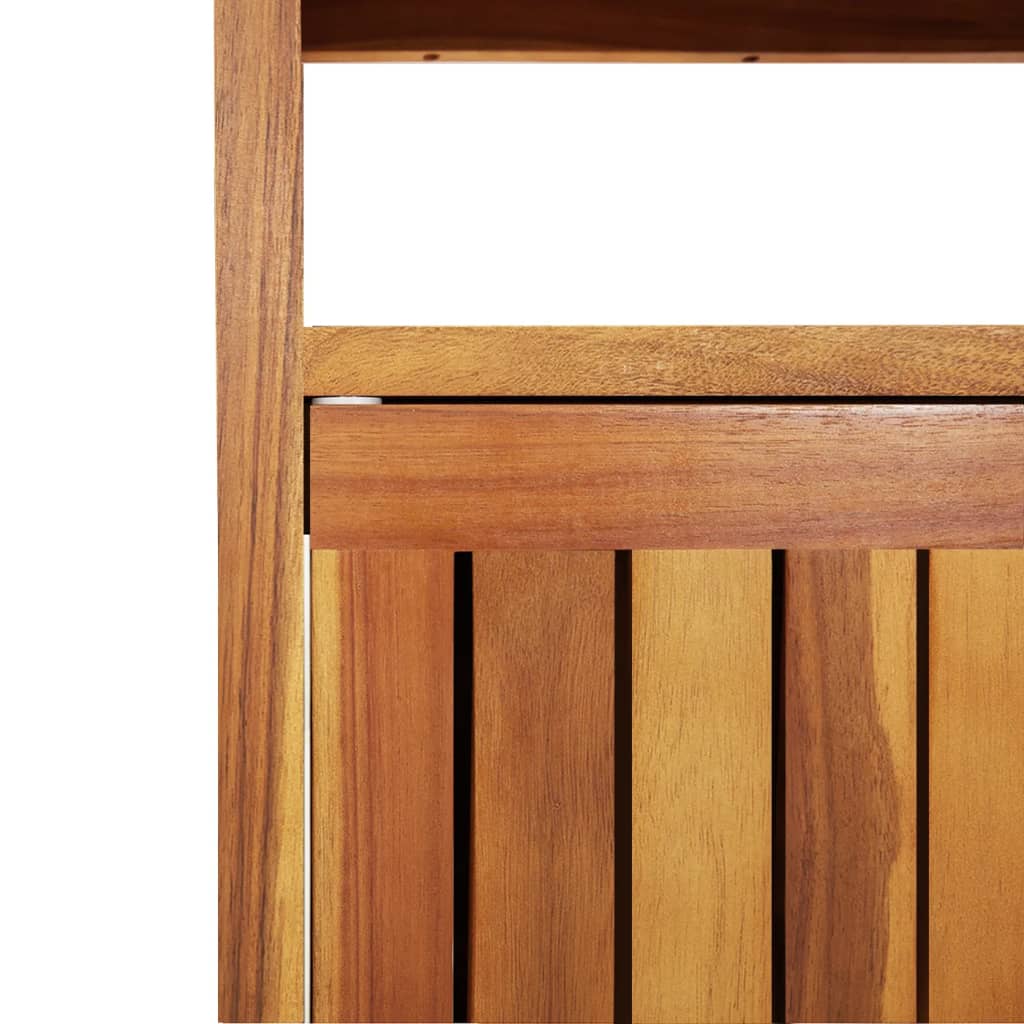 Tuinwandtafel Massief Acaciahout