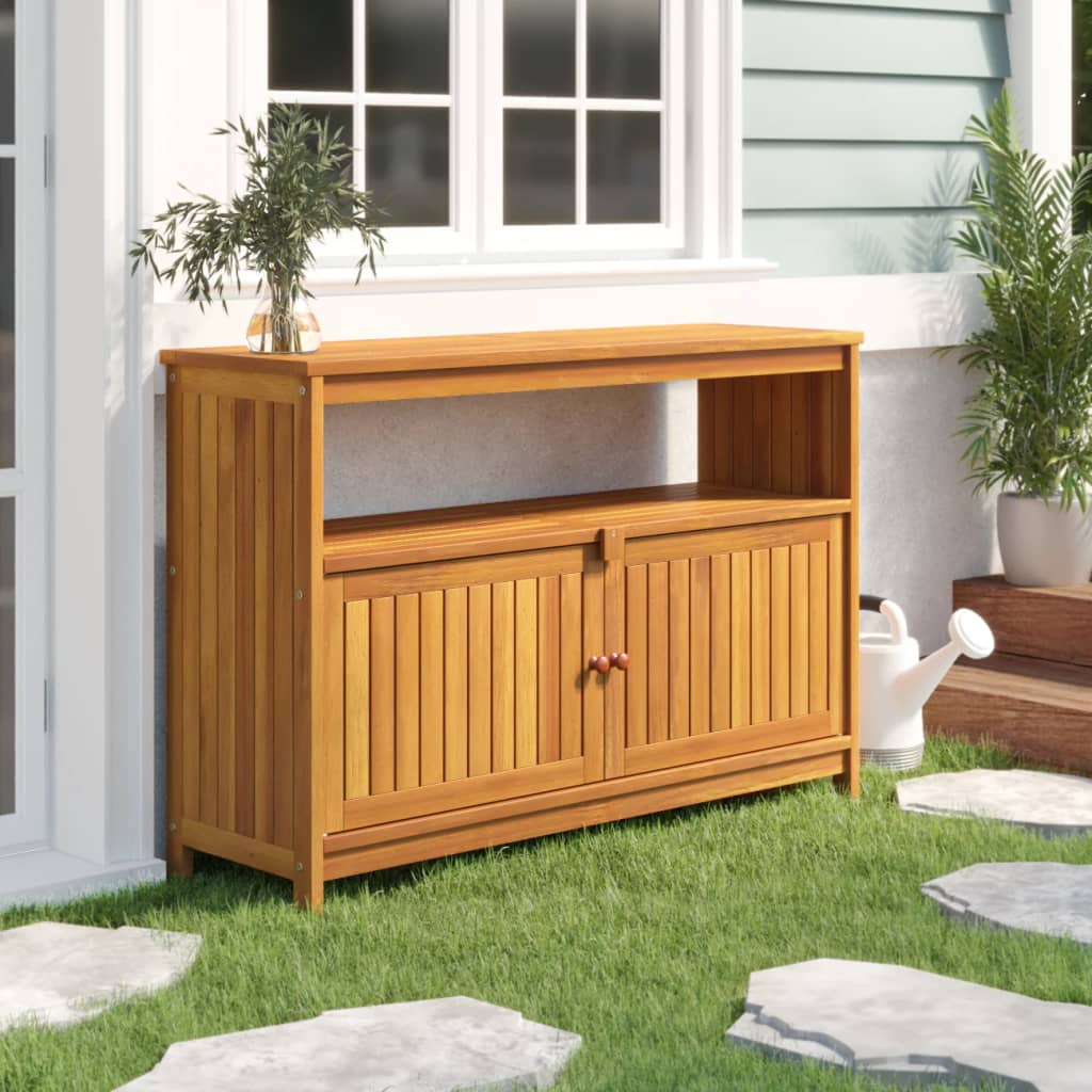 Tuinwandtafel Massief Acaciahout