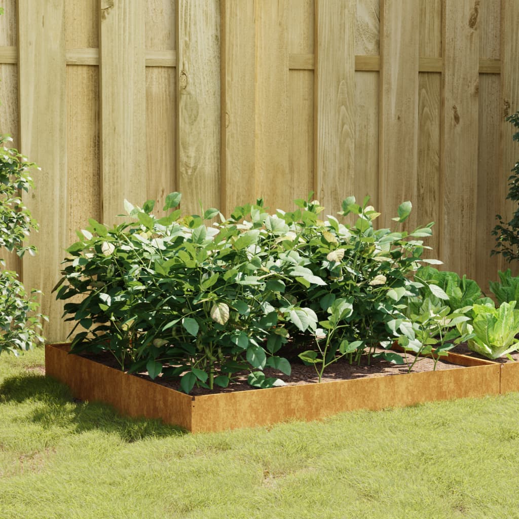 Plantenbak Verhoogd Cortenstaal/Bruin
