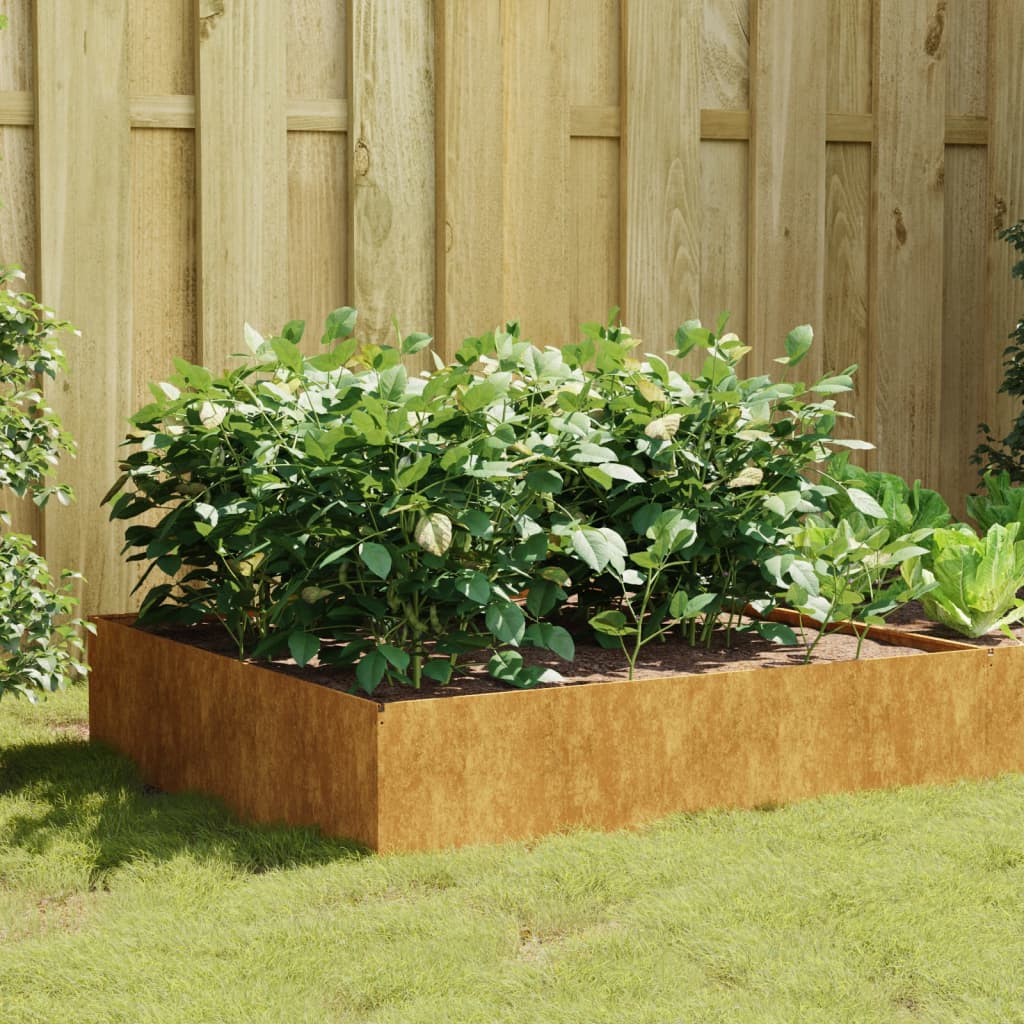Plantenbak Verhoogd Cortenstaal/Bruin